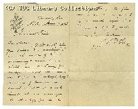 Letter from Charles Bell to Miss Thornton Smith re: dismissal case [Casey] 5 March 1894