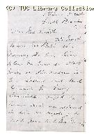 Letter from Amelia, Mary and Eliza [Bell's employees] to Miss Thornton Smith [Matchmakers' Union], undated, (page 1)