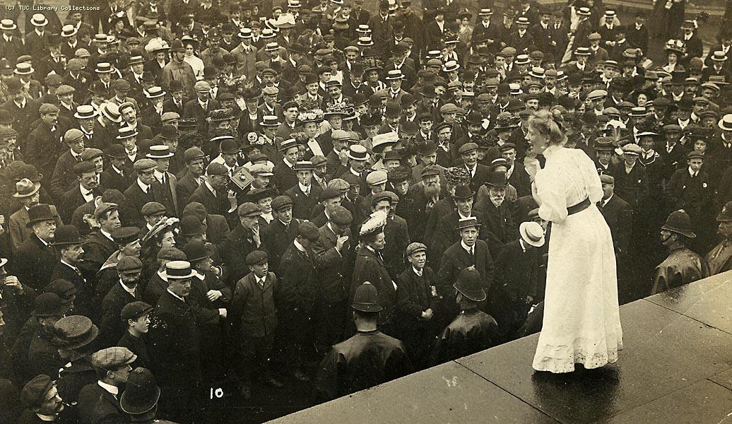 Corruganza box makers strike, 1908