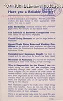 Film Industry Employees' Council - union recruitment leaflet, 1941 (front)