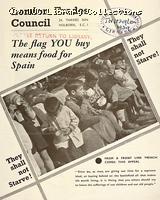 Spanish Civil War - London Trades Council Appeal, 1939