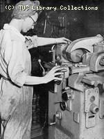 Women war worker in munitions industry, 1943