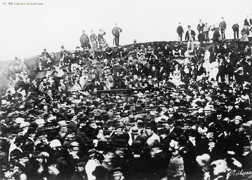 Demonstration at Ham Hill, Yeovil, 1877
