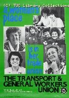 A woman's place is in her trade union - poster 1978