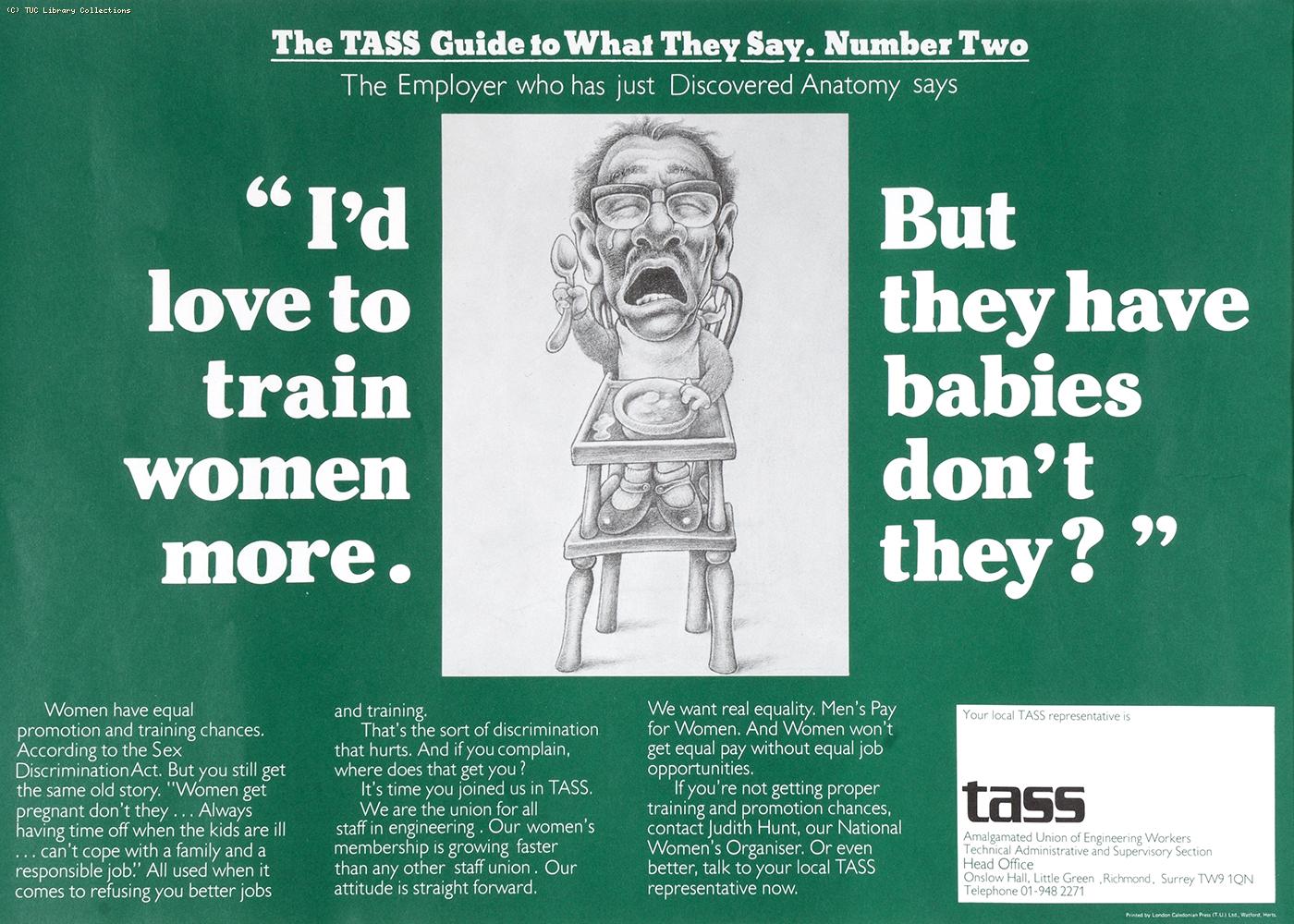 The TASS guide to what they say - poster 2, c 1976