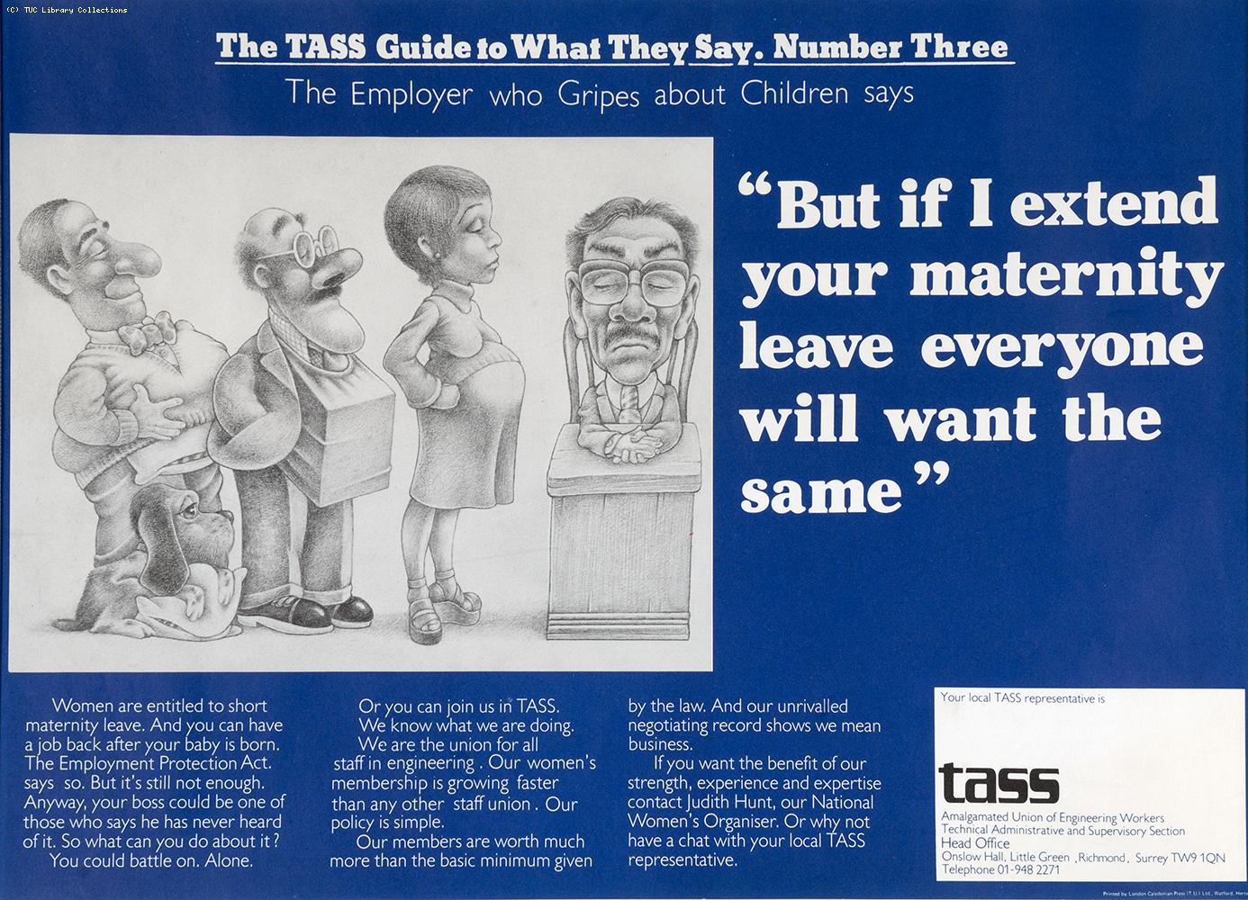 The TASS guide to what they say - poster 3, c 1976