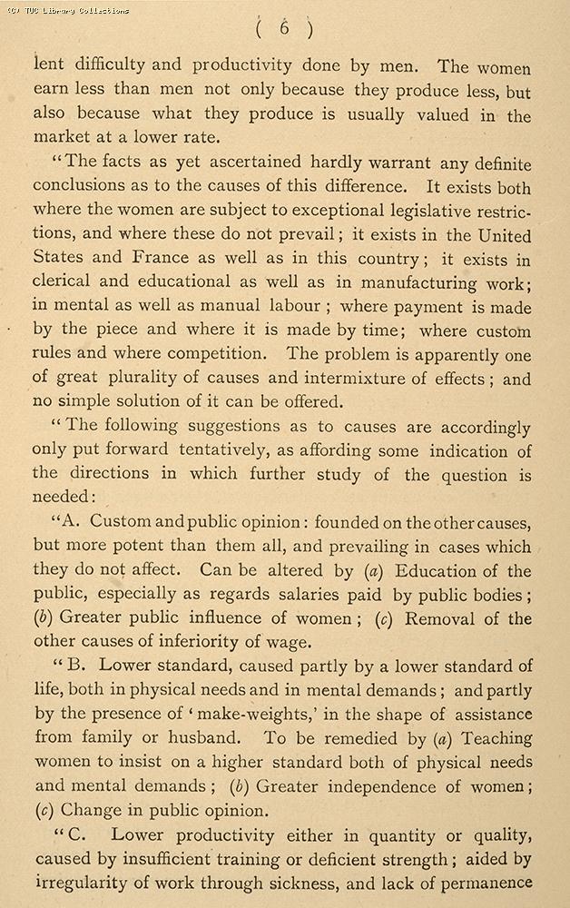 Sidney Webb and equal pay, 1891