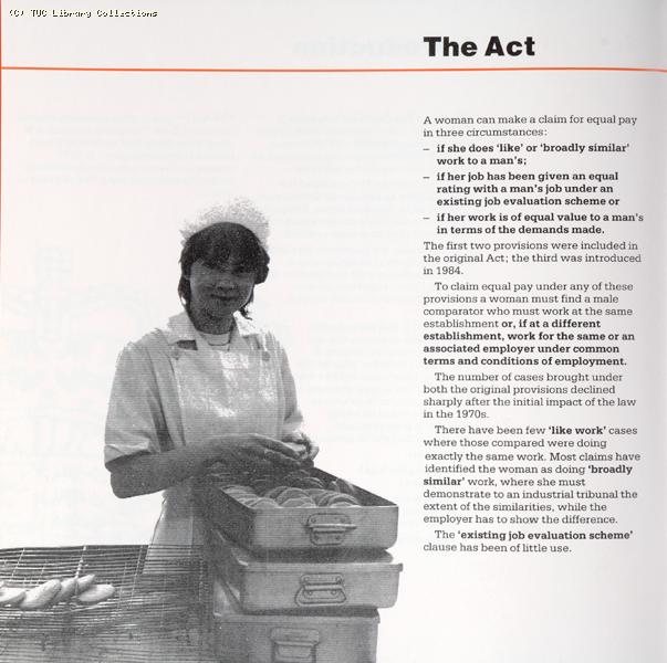 'Equal pay for work of equal value guidelines', 1988