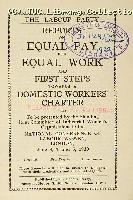 Equal pay for equal work - Labour Party report, 1930