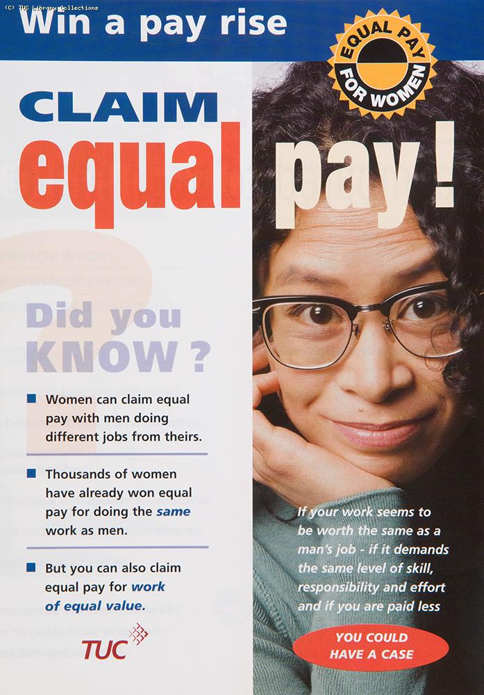 Claim equal pay! - TUC leaflet, 1997