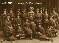 Women tram conductors, 1918