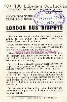 London bus dispute, 1958