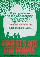 Forests are for people - TGWU poster, c. 1981