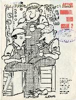 White collar workers - cartoon, 1969