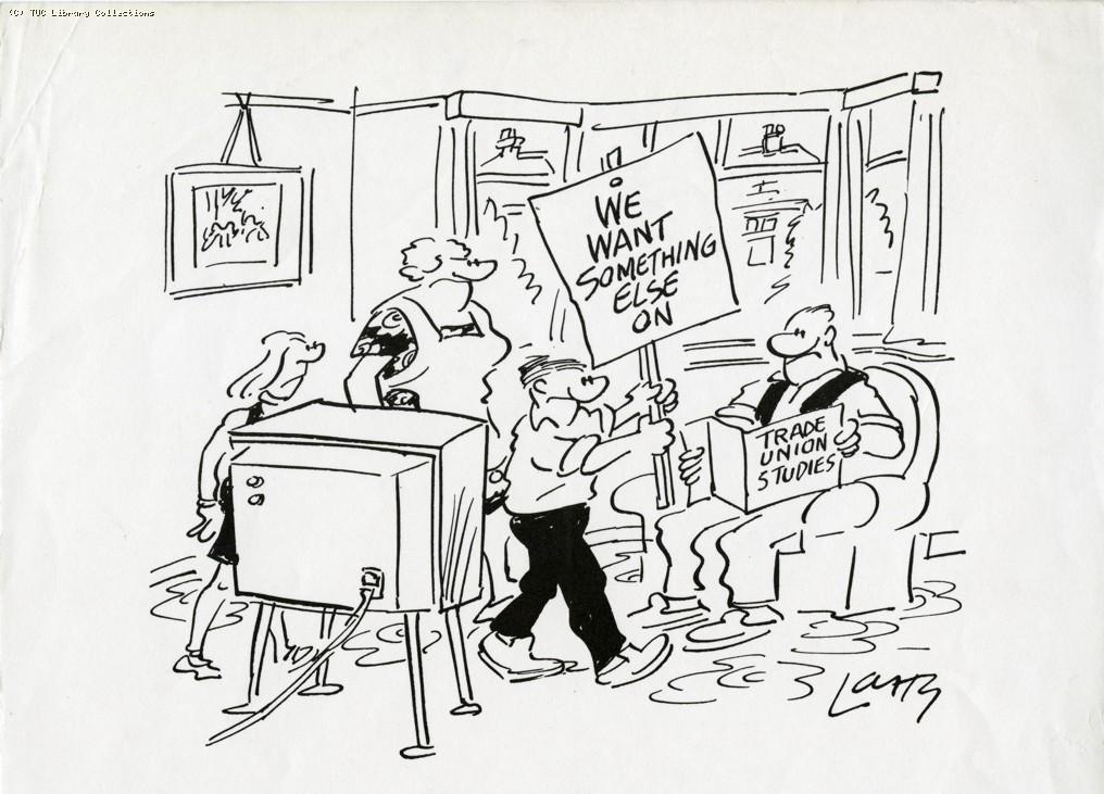 Trade Union Studies - cartoon, 1975