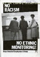 No racism, no ethnic monitoring- CPSA leaflet, 1982