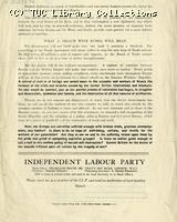Independent Labour Party leaflet on Russia, 1923
