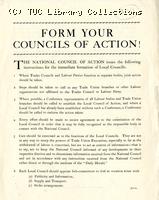 National Council of Action leaflet on Russia, August 1920