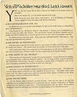 Leaflet in support of Russia 1920