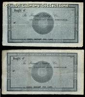 National Equitable Labour Exchange notes, 1832 (reverse)