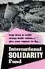 International Solidarity Fund - TUC poster, 1937