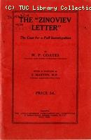 The Zinoviev letter: the case for a full investigation 1928