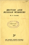 National Minority Movement pamphlet, 1926
