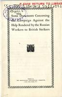 Anglo-Russian Parliamentary Committee report 1926
