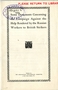 Anglo-Russian Parliamentary Committee report 1926