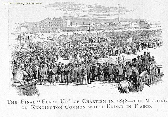 Chartist demonstration on Kennington Common, 1848