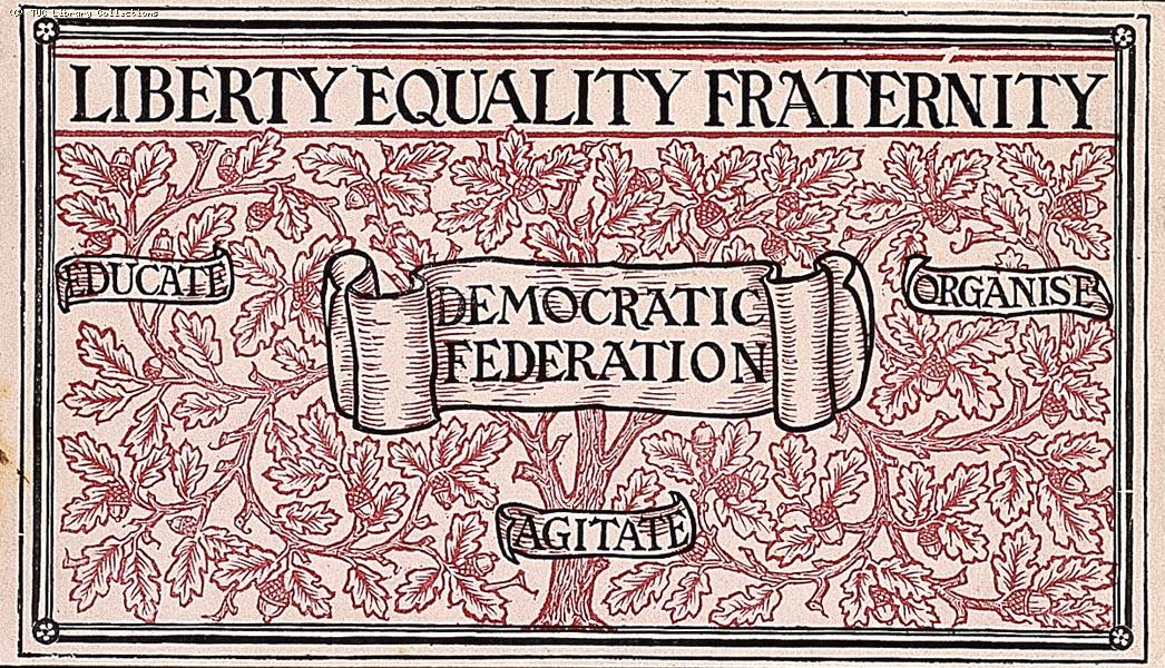 Democratic Federation membership card