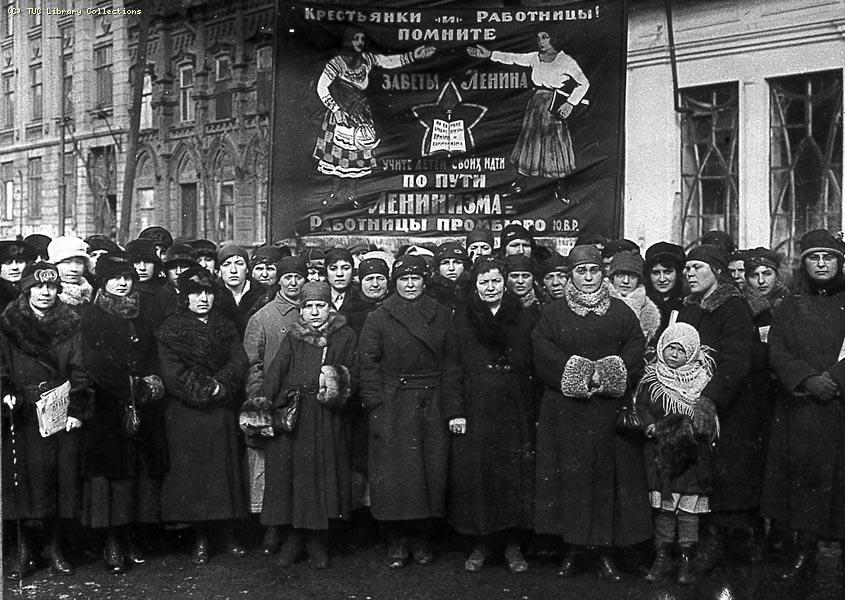 International Women's Day Demonstration, Russia 1924