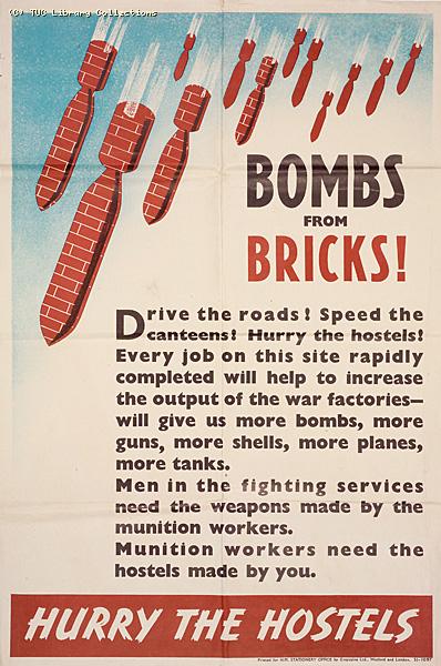 Bombs from Bricks--Hurry the Hostels