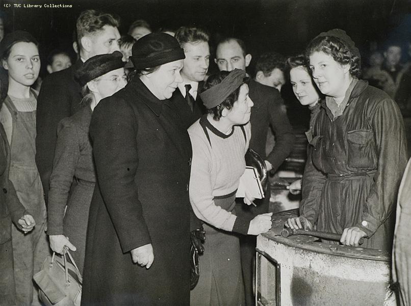 Visit of Soviet Delegates to a War Factory