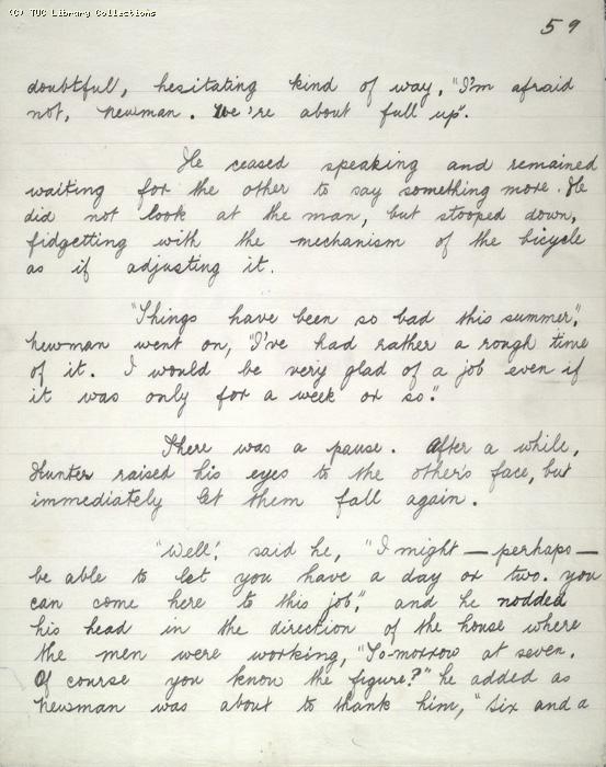 The Ragged Trousered Philanthropists - Manuscript, Page 59