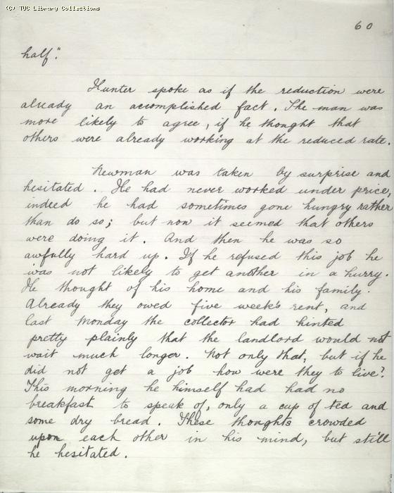The Ragged Trousered Philanthropists - Manuscript, Page 60