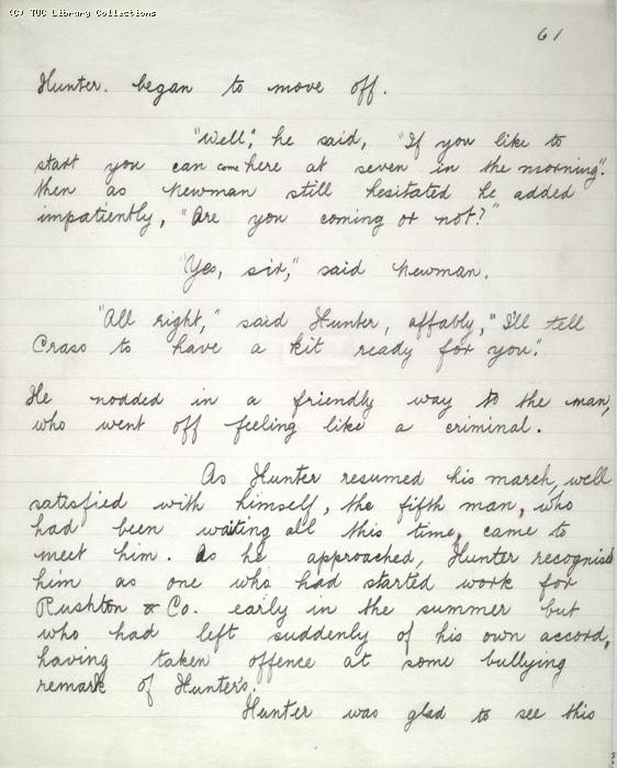 The Ragged Trousered Philanthropists - Manuscript, Page 61