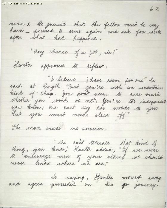 The Ragged Trousered Philanthropists - Manuscript, Page 62