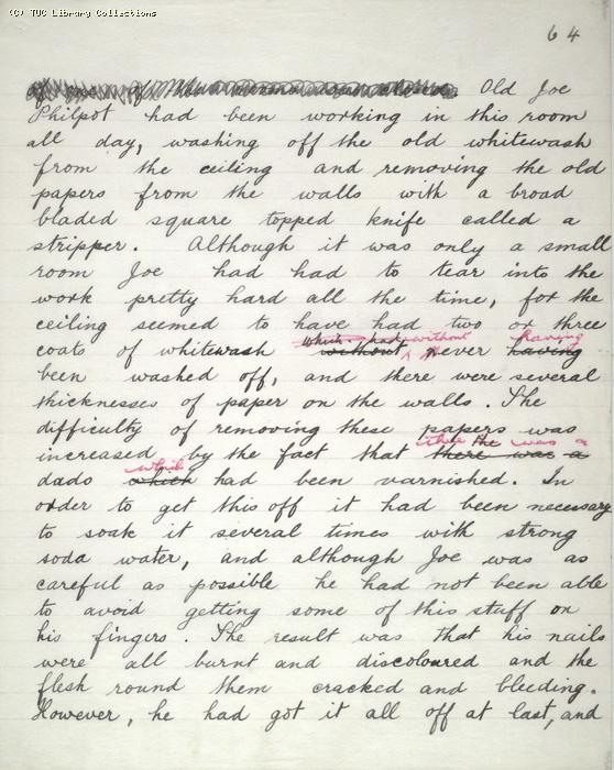 The Ragged Trousered Philanthropists - Manuscript, Page 64