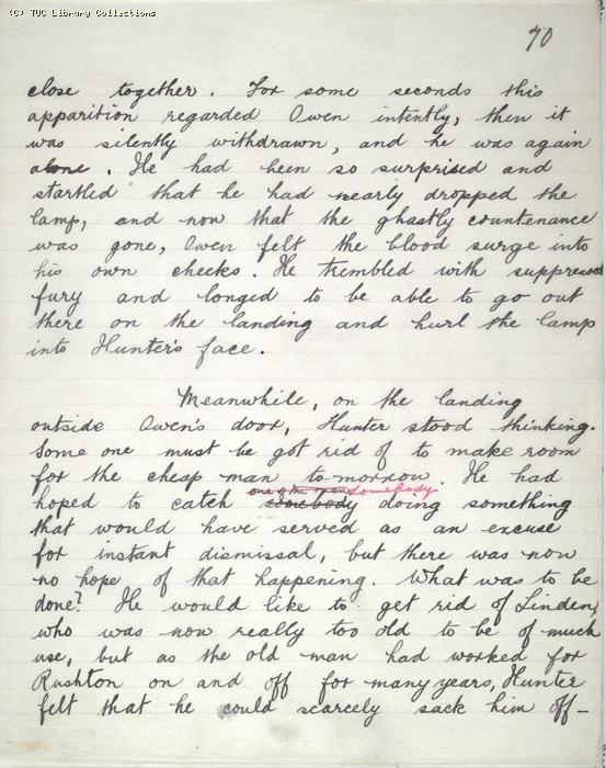The Ragged Trousered Philanthropists - Manuscript, Page 70