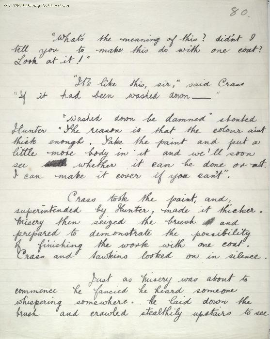 The Ragged Trousered Philanthropists - Manuscript, Page 80