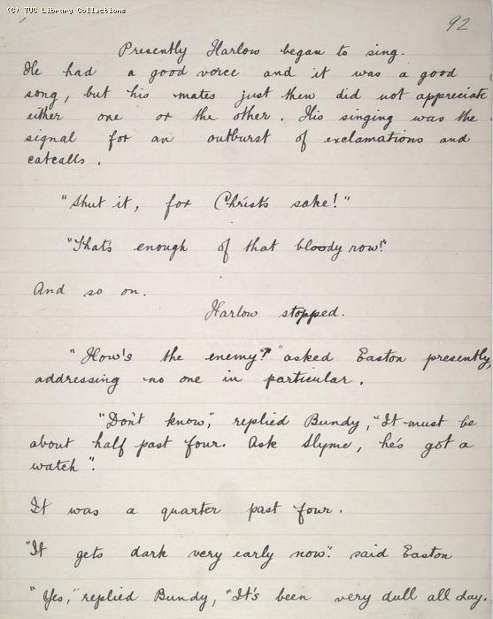The Ragged Trousered Philanthropists - Manuscript, Page 92