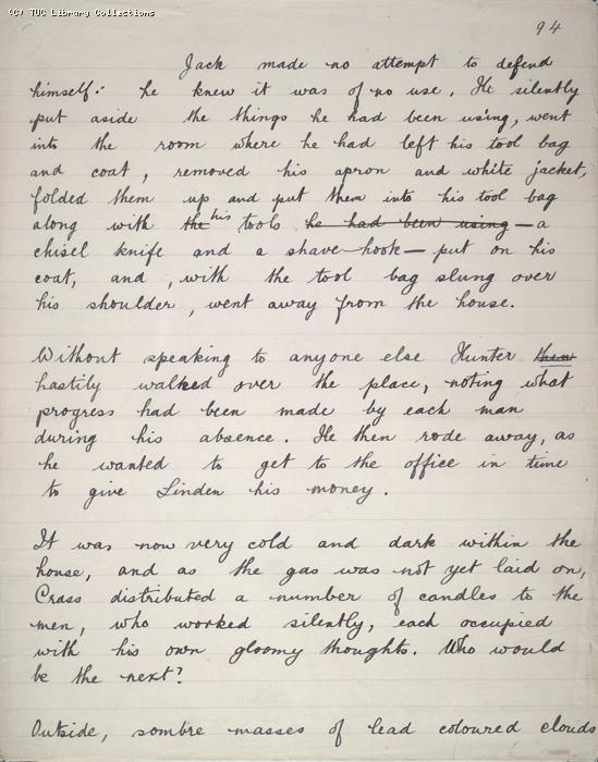 The Ragged Trousered Philanthropists - Manuscript, Page 94