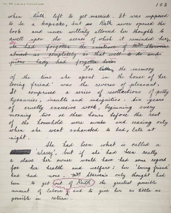 The Ragged Trousered Philanthropists - Manuscript, Page 102