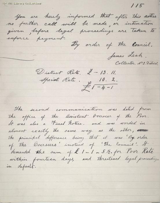 The Ragged Trousered Philanthropists - Manuscript, Page 115