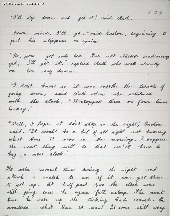 The Ragged Trousered Philanthropists - Manuscript, Page 137