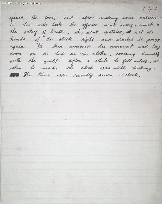 The Ragged Trousered Philanthropists - Manuscript, Page 141