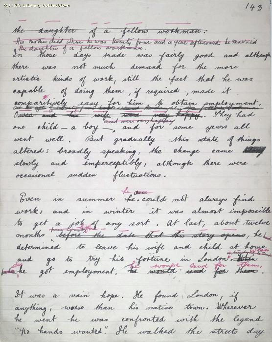 The Ragged Trousered Philanthropists - Manuscript, Page 143