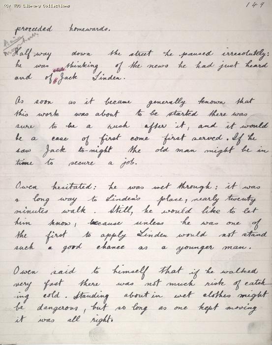 The Ragged Trousered Philanthropists - Manuscript, Page 149