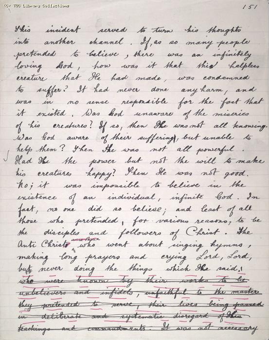 The Ragged Trousered Philanthropists - Manuscript, Page 151